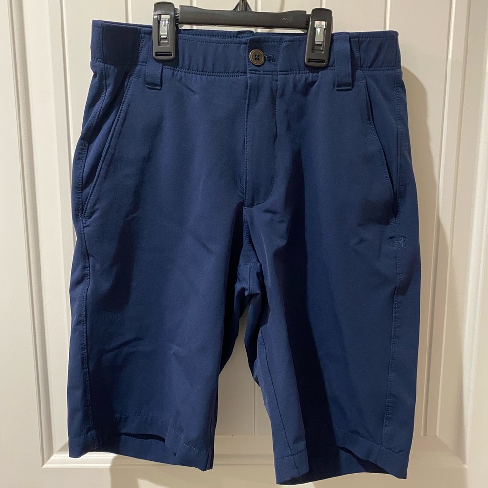 Under Armour Men's Athletic Shorts in Navy Blue